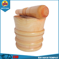 Gambar Lumpang kayu ukuran jumbo alat tumbuk serbaguna ulekan kayu murah dari Suryaguna Store Kab. Tulungagung 1 Tokopedia