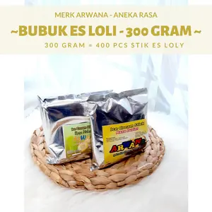 Tepung Es loly Instan - Bubuk Es loly Tanpa Mesin - Bubuk Es loly Kilo