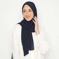 Gambar Eiza by duapola Hijab Cerutty Plisket Lidi Pashmina 8106 - Navy dari Eiza by duapola Kab. Tangerang 2 Tokopedia