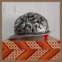 Gambar helm ukir alumunium proyek custom dari toko perak kotagede silver Kota Yogyakarta 2 Tokopedia
