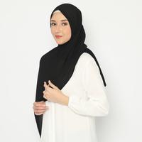 Gambar Eiza by duapola Hijab Cerutty Plisket Lidi Pashmina 8106 - Hitam dari Eiza by duapola Kab. Tangerang 2 Tokopedia