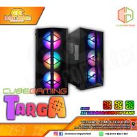 Gambar CASING CUBE GAMING TARGA - mATX Tempered Glass FREE 3 Rainbow Fan dari Techno Computer Bali Kota Denpasar 1 Tokopedia