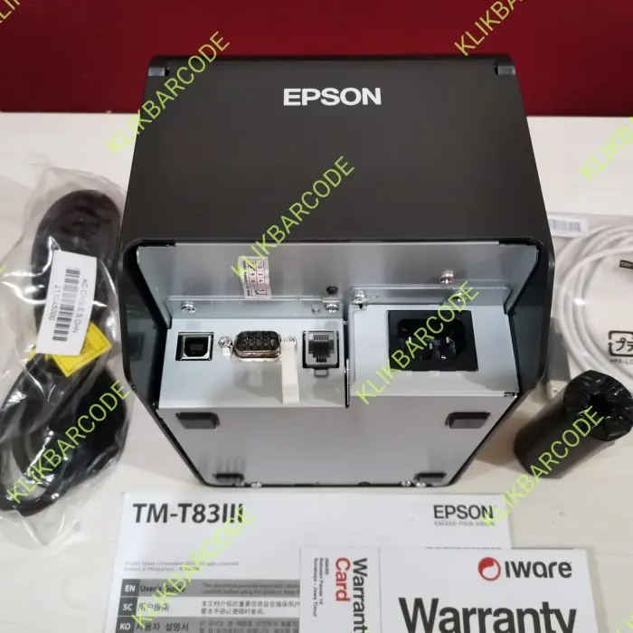 EPSON PRINTER KASIR THERMAL 80MM EPSON TM T83III ( USB + SERIAL ) TM83 2