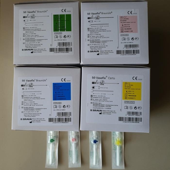 Gambar Vasofix Braunule "B BRAUN" 18G, 20G, 22G, 24G - 18G dari VVIP MEDICAL JAKARTA Kota Administrasi Jakarta Timur Tokopedia