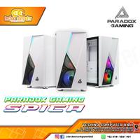 Gambar CASING PARADOX GAMING SPICA WHITE - ATX (Free 2pcs 120mm RGB Fan) dari Techno Computer Bali Kota Denpasar 1 Tokopedia