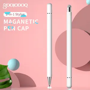 【COD/GOOJODOQ】Stylus Pen for iPad tablet pen for iPad iPhone Huawei Xiaomi for Apple Pencil Universal Stylus 2 in 1 Touch Screen Pen Metal Telepon