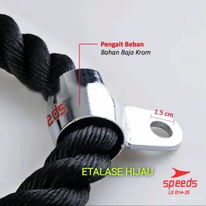 Tali Wire Tricep Rope Alat Bantu Gym Fitnes Pull Up Tarik Angkat Beban