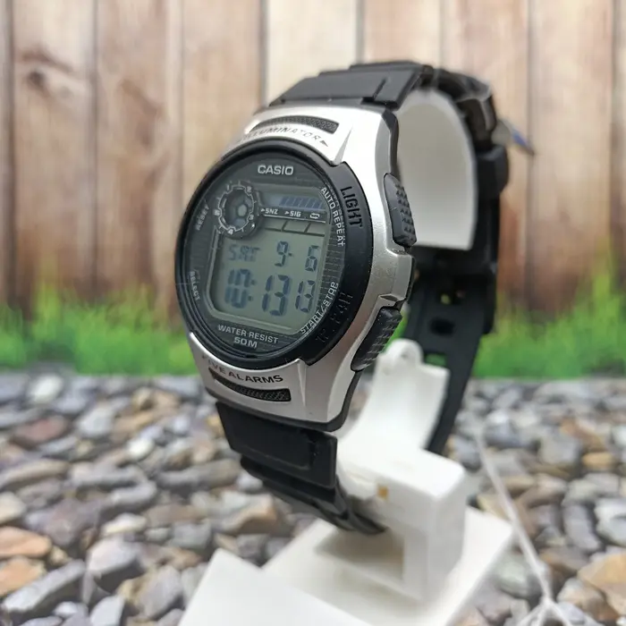 Gambar Casio Digital Jam Tangan Pria Strap karet Hitam W-213 W 213 Original dari Ogytashop Kota Administrasi Jakarta Pusat 4 Tokopedia