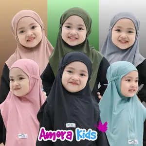 Kerudung Bergo Anak Perempuan Jilbab Instan Bayi Hijab Anak Premium