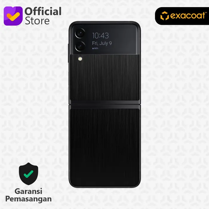 Gambar [EXACOAT] Galaxy Z Flip 3 3M Skin / Garskin - Titanium dari Exacoat Kota Bekasi 5 Tokopedia