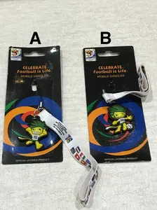 MOBILE DANGLER FIFA WORLD CUP 2010 ORIGINAL ASSORTED BAHAN KARET - G