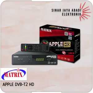 Set Top Box TV Digital DVB T2 Matrix Apple HD TV - Bisa Youtube