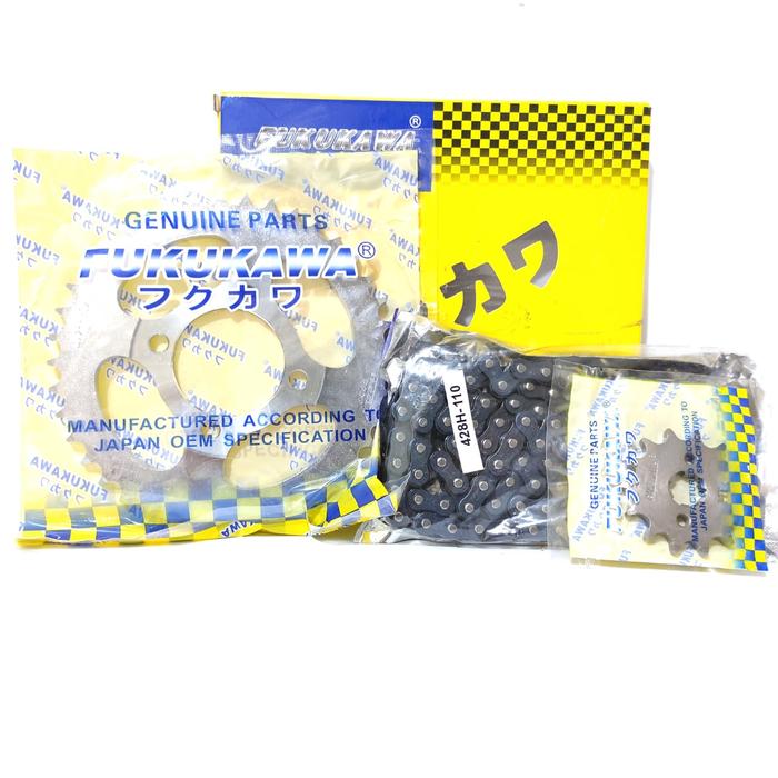 Gambar GEARSET GIRSET CHAINKIT GEAR SET RANTAI HONDA WIN OEM JAPAN FUKUKAWA dari Lestari Motor 2 Kota Administrasi Jakarta Barat Tokopedia