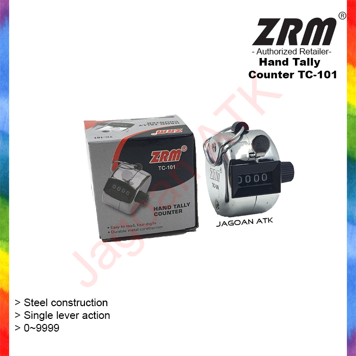 Gambar ZRM TC-101 Hand Tally Counter Besi / Alat tasbir hitung besi dari SDI ZRM Indonesia Kota Administrasi Jakarta Barat Tokopedia