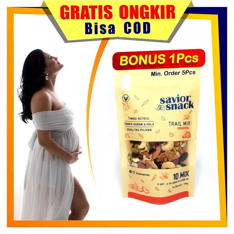 CEMILAN SEHAT IBU HAMIL MENYUSUI SAVIOR SNACK TRAIL MIX MAKANAN RINGAN
