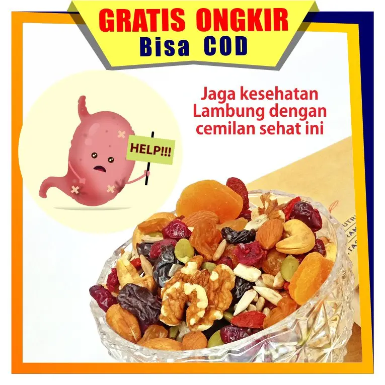 MAKANAN SEHAT OBAT ASAM LAMBUNG ALAMI, GERD MAAG, CEMILAN SAVIOR SNACK