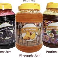 Gambar Tester Fruit Jam 300gr Strawberry Mango Kiwi Pineapple Passion Fruit - Mulberry dari Solusi Cafe Indonesia Kab. Gresik 3 Tokopedia