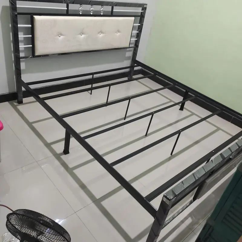 PAKET RANJANG BESI MINIMALIS PLUS KASUR SPRINGBED GUHDO 1