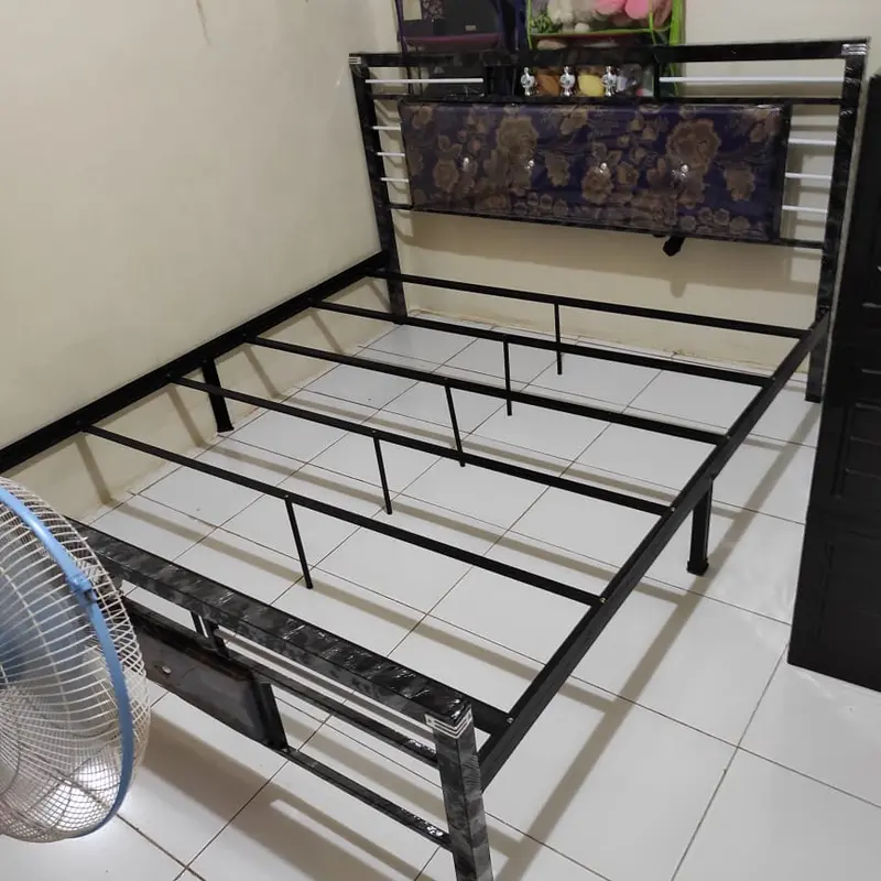 PAKET RANJANG BESI MINIMALIS PLUS KASUR SPRINGBED GUHDO 2