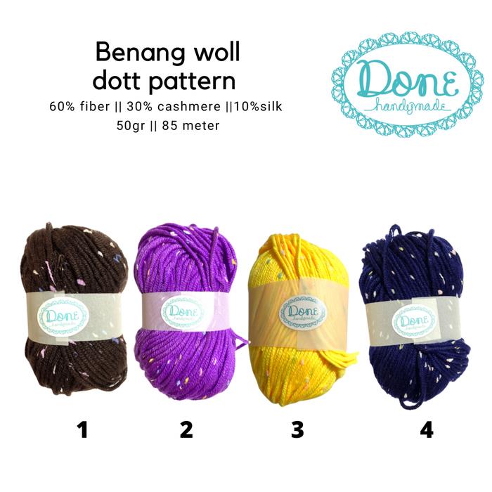 Gambar Benang rajut benang woll yarn knitting crochet syall sweater crochet - Satu dari Done Handymade Kota Administrasi Jakarta Barat Tokopedia