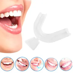 Mouth Guard Tidur Anti Gertak Gigi  Thermoform Moldable Isi 1 Pasang