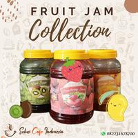 Gambar Tester Fruit Jam 300gr Strawberry Mango Kiwi Pineapple Passion Fruit - Mulberry dari Solusi Cafe Indonesia Kab. Gresik 1 Tokopedia