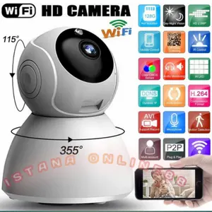 IP Camera 1080P CCTV Snowman 5MP V380 Pro Cam Kamera Wireless Wifi