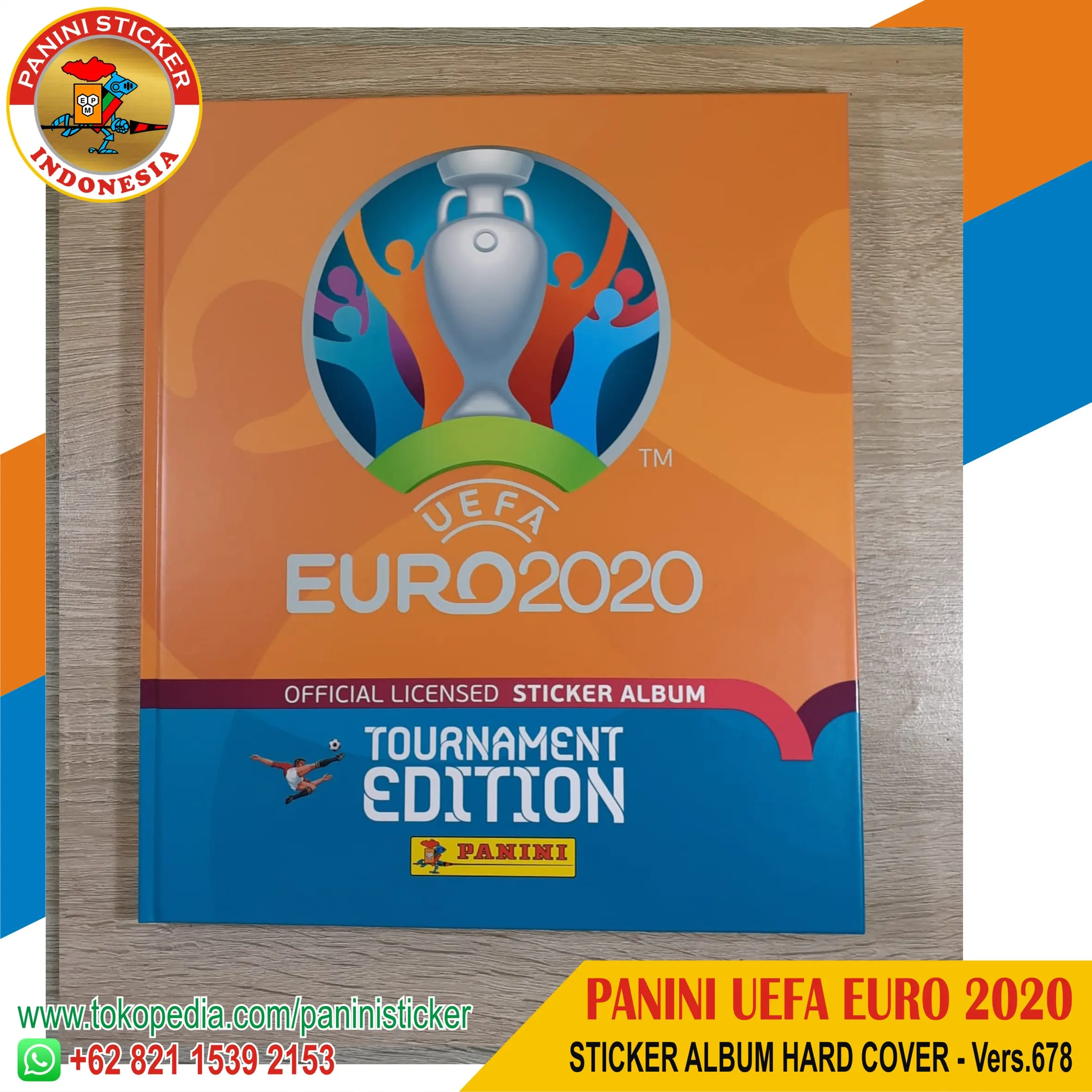 PANINI Sticker Album EURO 2020 Tournament Edition Hard Cover Album