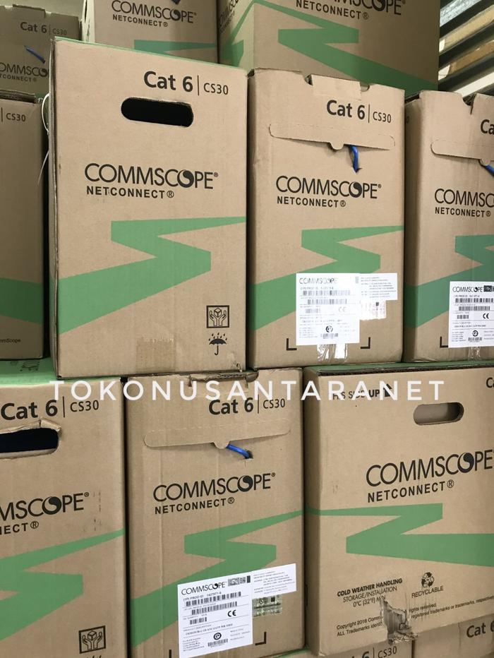 Jual AMP COMMSCOPE UTP Cat6 BLUE 305M / Kabel LAN Cat 6 - Jakarta Pusat ...