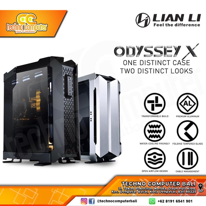 Gambar CASING LIAN LI ODYSSEY X Premium Aluminum Craftsmanship Gaming Case dari Techno Computer Bali Kota Denpasar Tokopedia