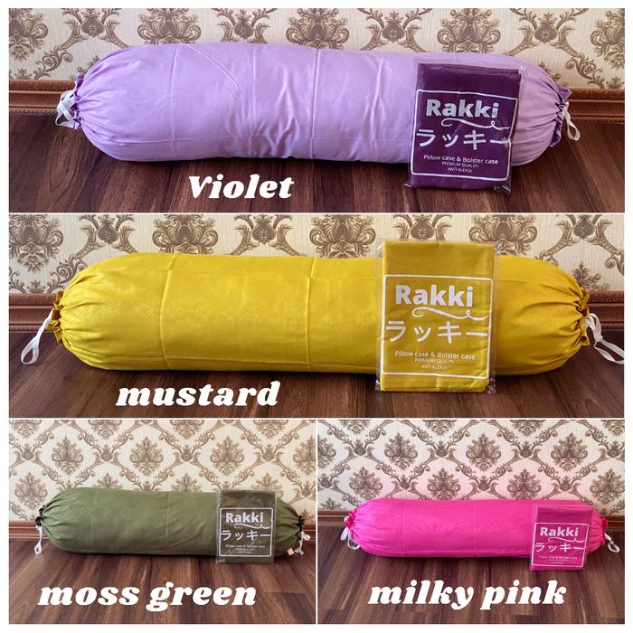 Gambar Sarung guling HOTEL ANTI ALERGI , RAKKI ラッキ, sarung guling polos dari Pabrikkasurbusa Kab. Sidoarjo Tokopedia