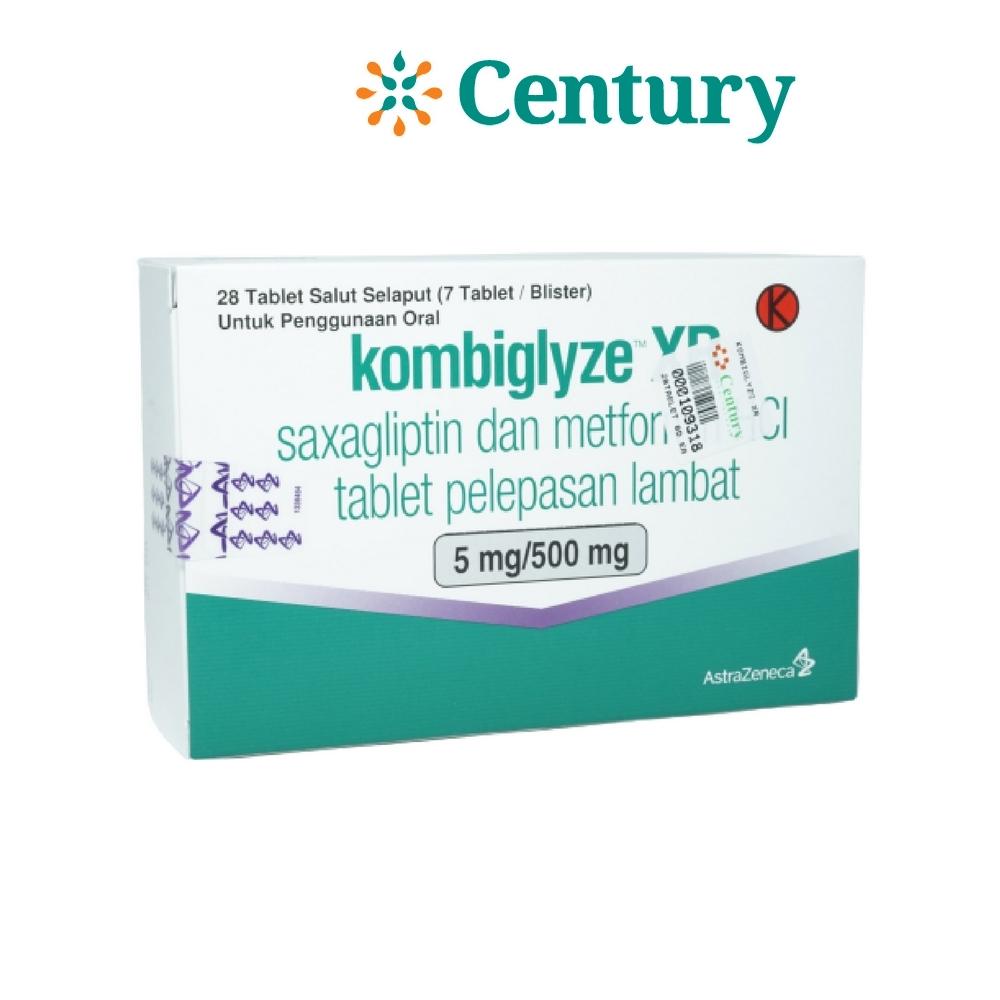 KOMBIGLYZE XR 5/500 MG STRIP 7 TABLET