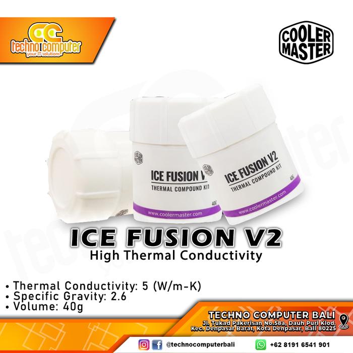 Gambar PASTA PROSESOR COOLERMASTER ICE FUSION V2 dari Techno Computer Bali Kota Denpasar Tokopedia