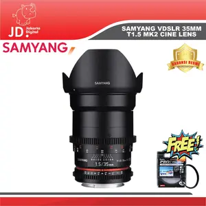 Samyang VDSLR 35mm T1.5 MK2 Cine Lens Ready For Mount / E / EF / MFT