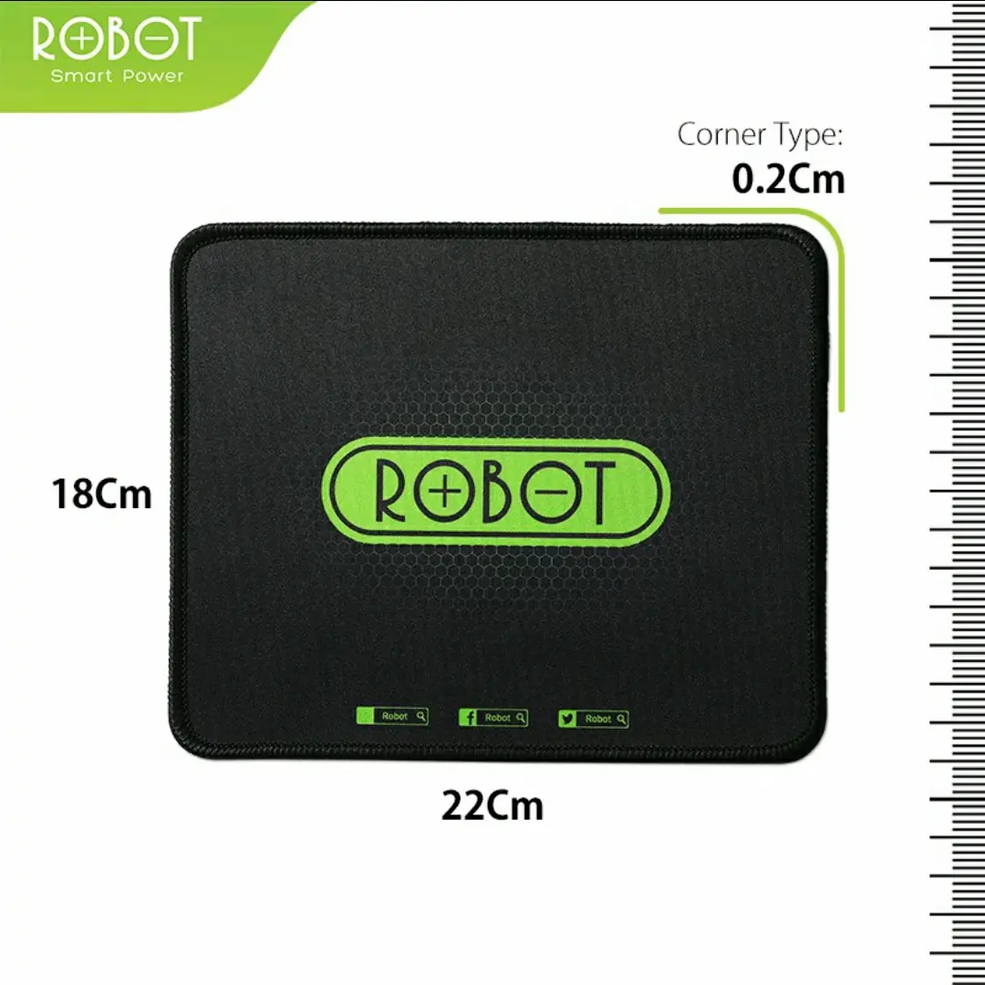 ROBOT MOUSEPAD ROBOT MP01 HITAM