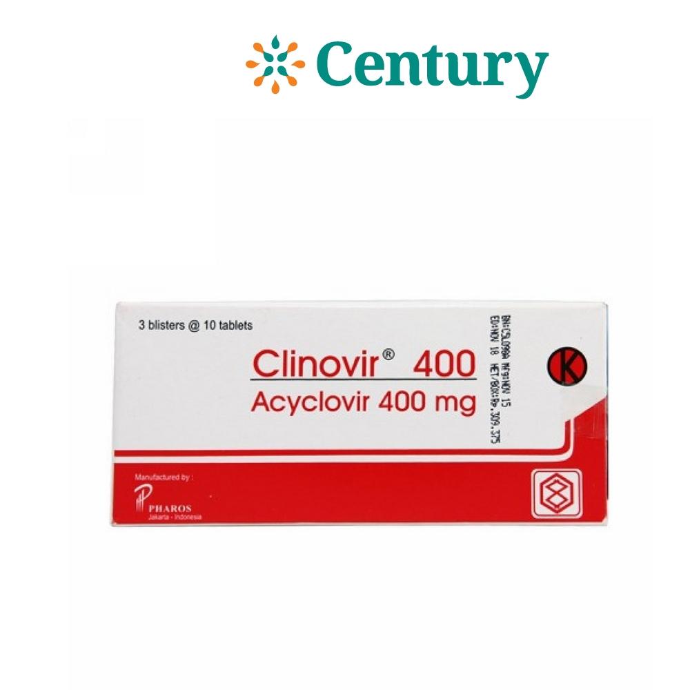 CLINOVIR 400 MG STRIP 10 TABLET