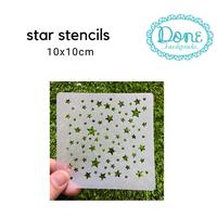 Gambar done handymade Texture sheet lembar motif bintang star clay dinding kain stencil - +lubang binder dari Done Handymade Kota Administrasi Jakarta Barat 1 Tokopedia