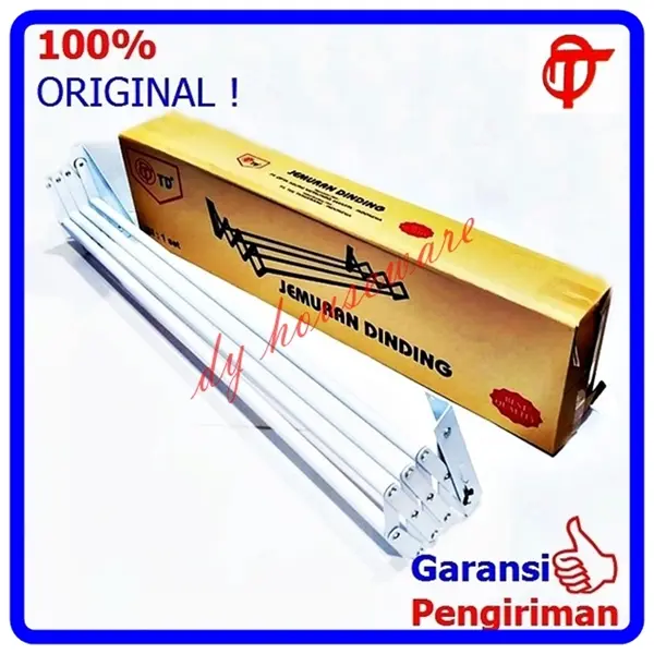 Jemuran Dinding Lipat Rak Handuk Dinding 80 CM 3
