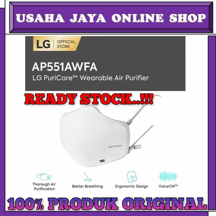 Gambar LG AP551AWFA PuriCare Wearable Air Purifier | LG PURICARE AP551AWFA dari Usaha Jaya Online Shop Kota Tangerang Selatan Tokopedia