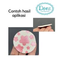 Gambar done handymade Texture sheet lembar motif bintang star clay dinding kain stencil - +lubang binder dari Done Handymade Kota Administrasi Jakarta Barat 3 Tokopedia