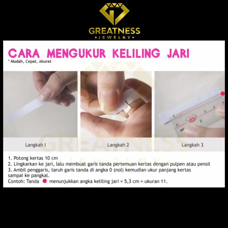 Cincin Kawin Single Wanita Palladium GR-101 2