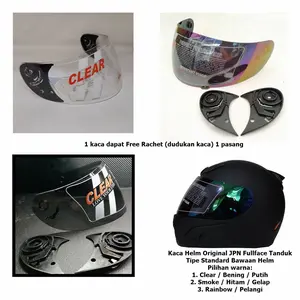 Kaca Visor Helm Fullface JPN BMC BLADE STAR KYT R10 RC7 INK VECTOR