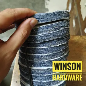 Kain Poles Jin 4" | Mata Gerinda Kain Jeans 4 inch / 100 mm Tipis