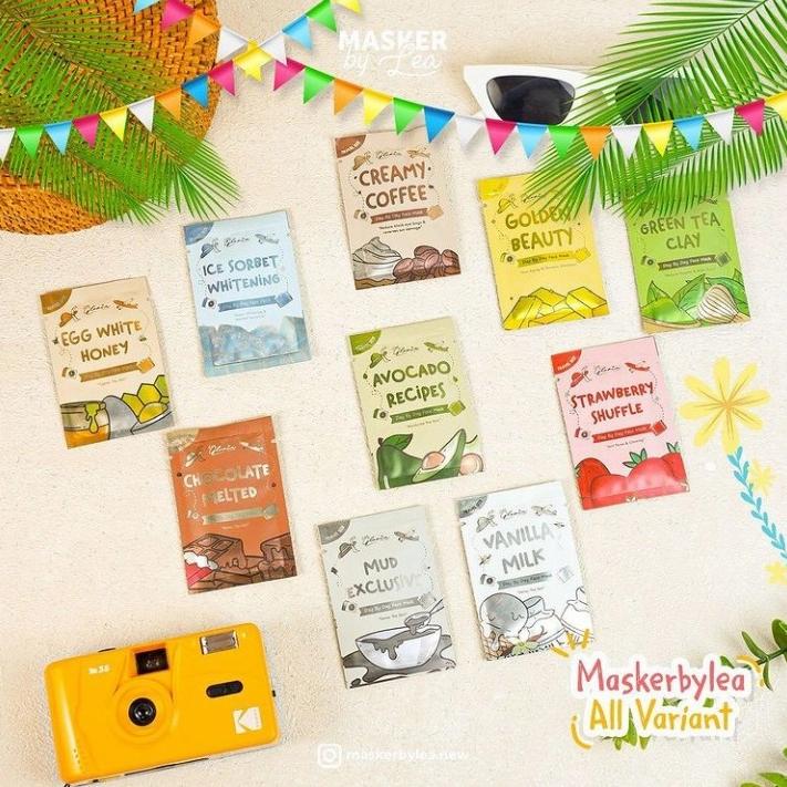 BPOM Masker Wajah Bubuk Organik Travel Size By Lea Gloria 10 gr Murah 0