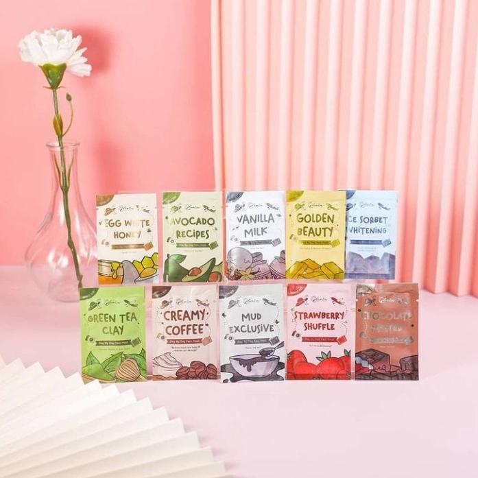 BPOM Masker Wajah Bubuk Organik Travel Size By Lea Gloria 10 gr Murah 1