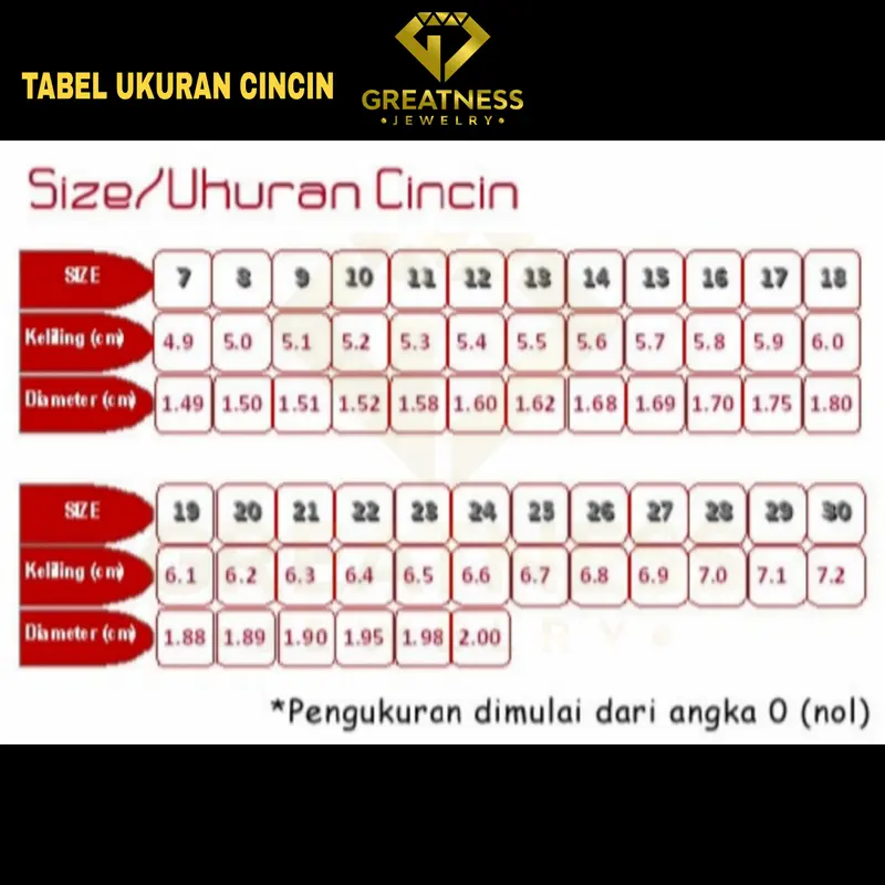 Cincin Kawin Single Wanita Palladium GR-101 3