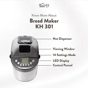 Kurumi Bread Maker KH301 / Pembuat Roti
