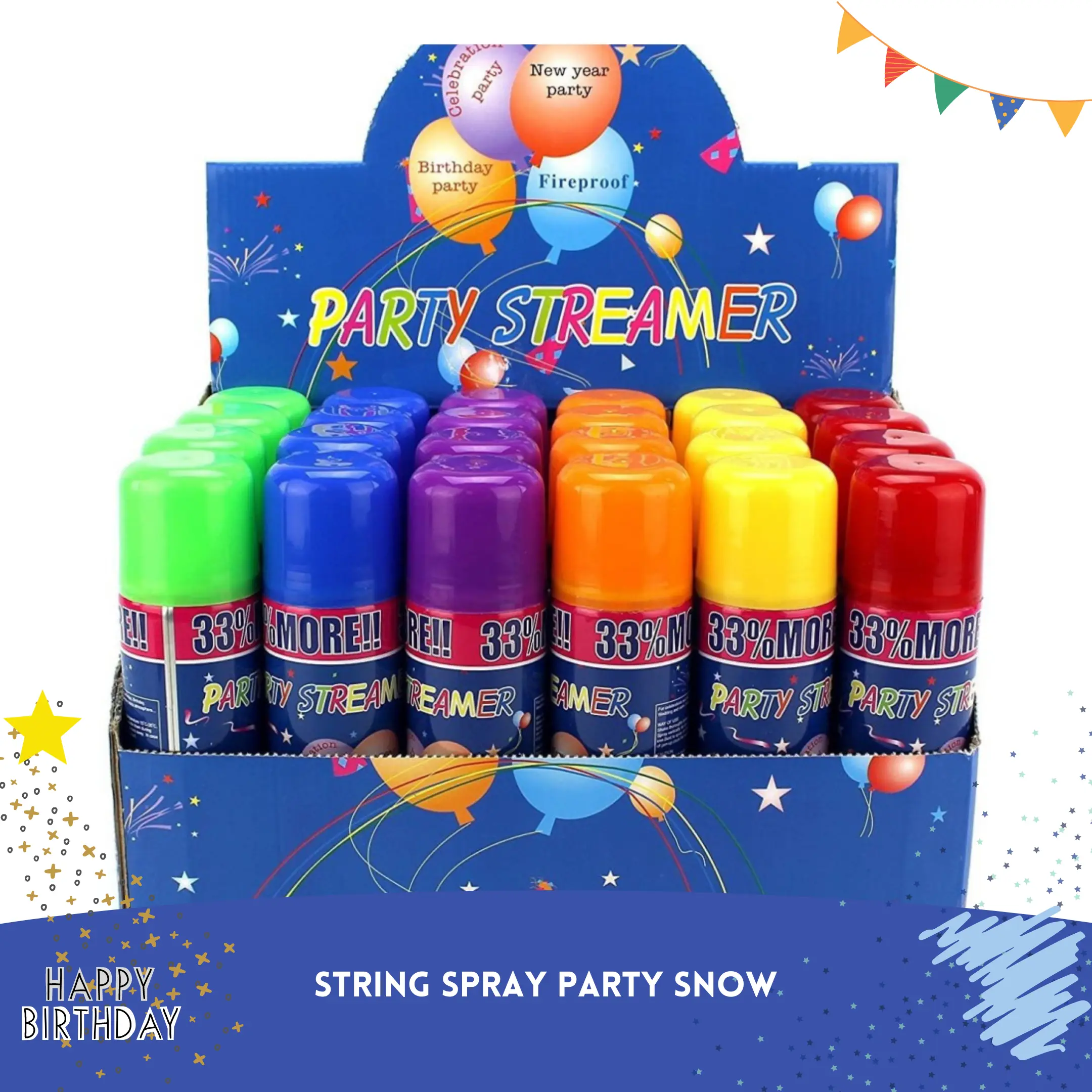 Crazy STRING SPRAY PARTY SNOW Spray