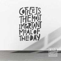 Gambar Sticker Cutting Coffee Of The Day Hiasan Cafe Shop Stiker Dinding Kaca - Putih dari LANCARI Kota Administrasi Jakarta Pusat 1 Tokopedia
