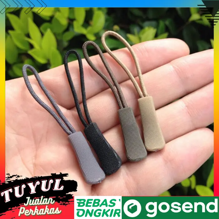 Tali Gantungan Retsleting Tas / Strap Kepala Resleting Jaket Kunci Kur 0